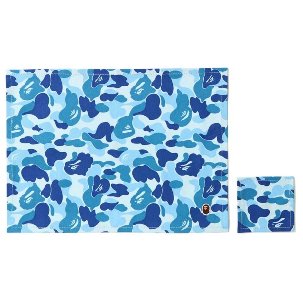 BAPE ABC Camo Placemat and Coaster Set - Blue - FW18